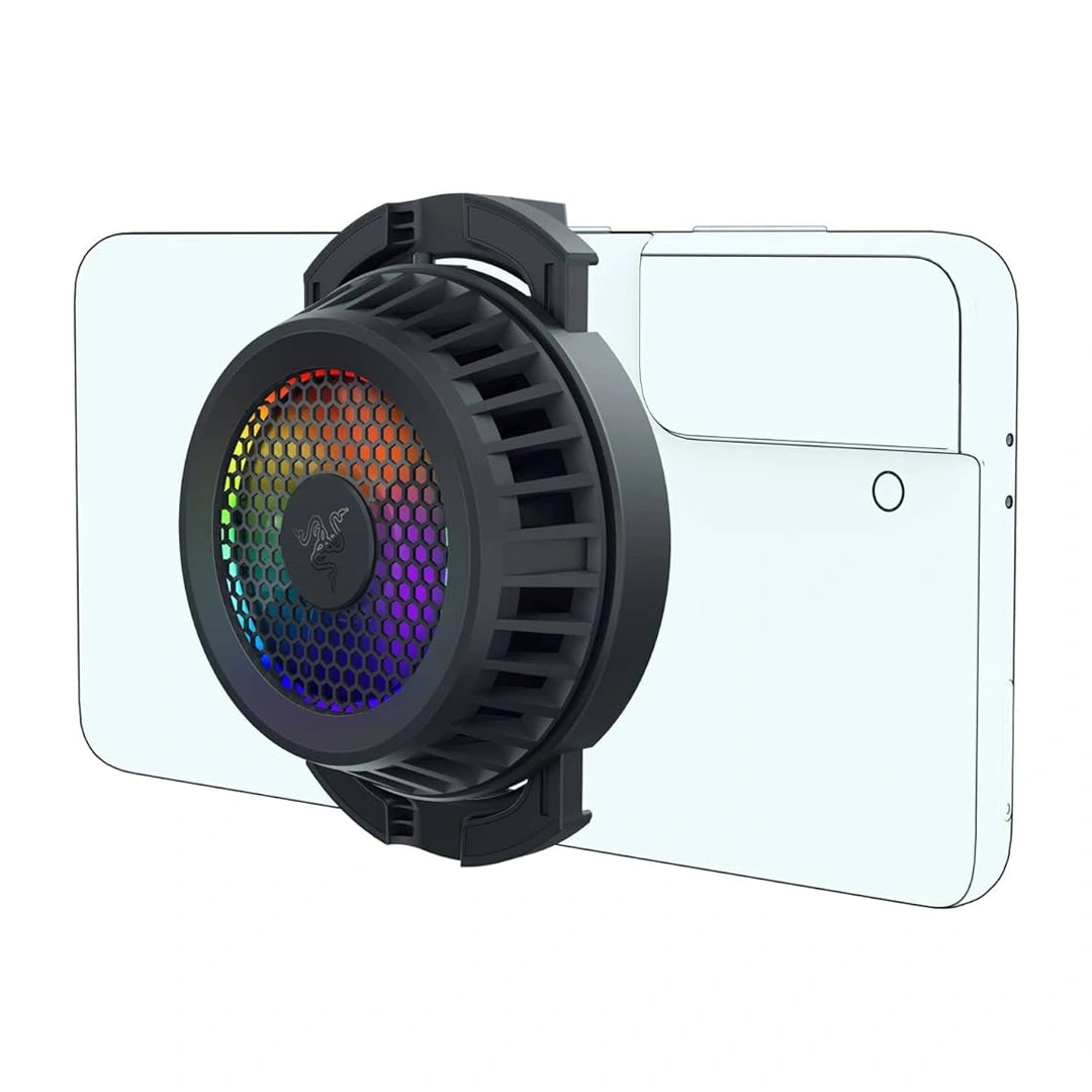 Razer Phone Cooler Chroma Clamp for Gamers in Qatar Razer Phone Cooler Chroma Clamp for Gamers in Qatar
